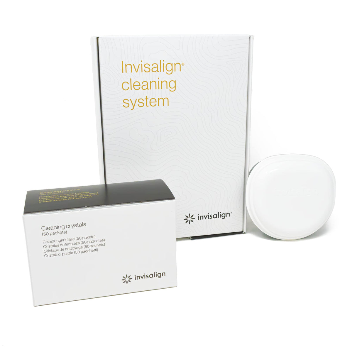 Invisalign cleaning crystals 50-pack with tub