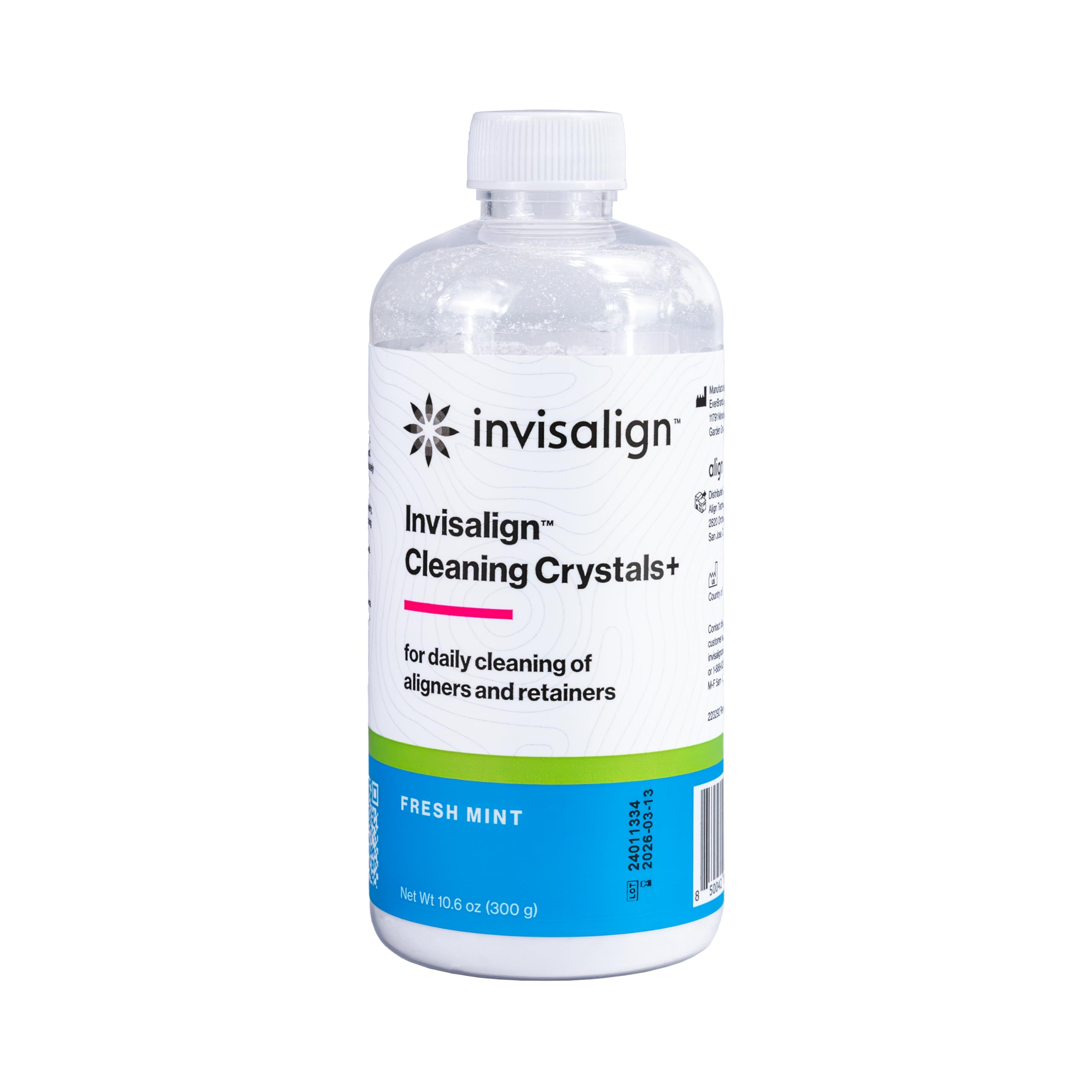 Invisalign Cleaning Crystals+ Mint packaging