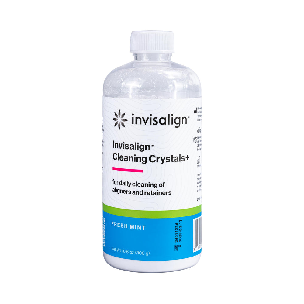 Invisalign Cleaning Crystals+ Mint packaging