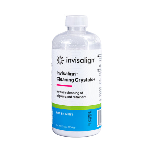 Invisalign Cleaning Crystals+ Mint packaging
