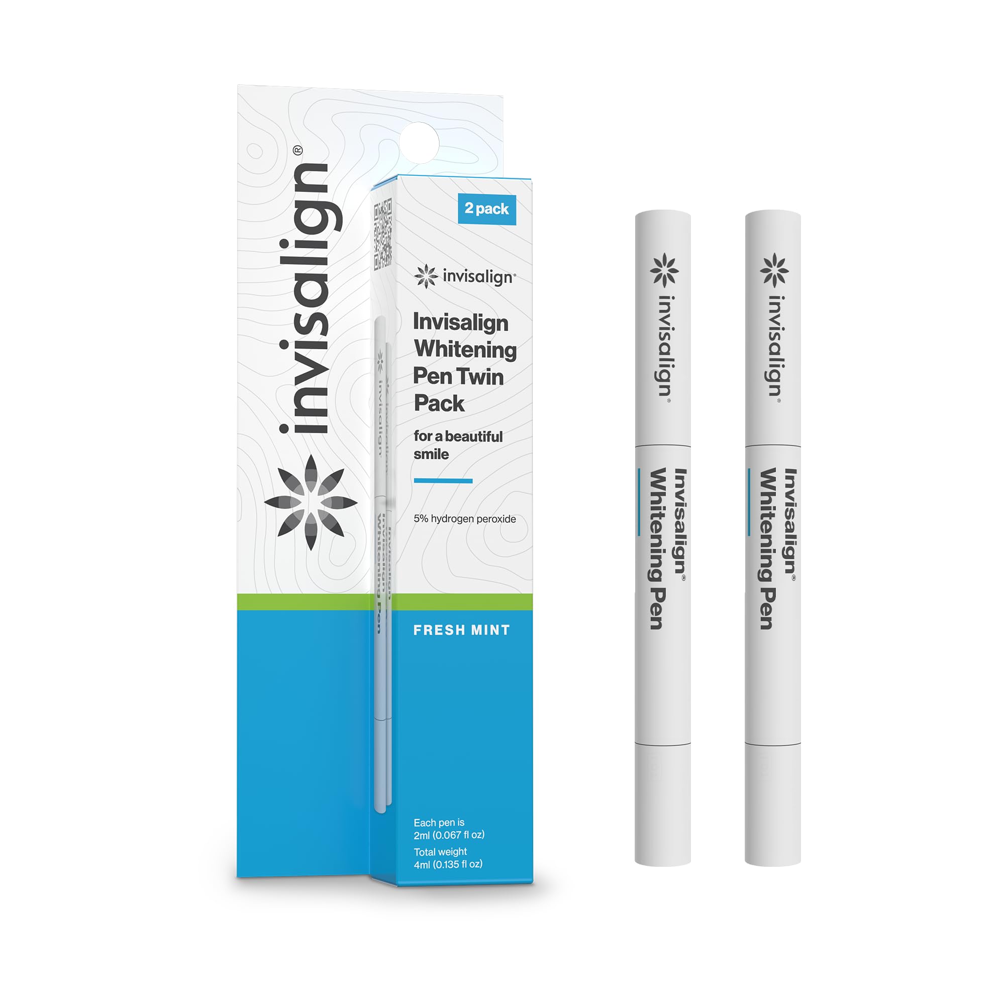Invisalign Whitening Pen Twin Pack 4.0 mL packaging