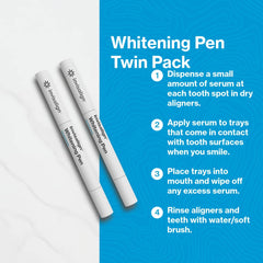 Close-up of minty whitening solution with mint oil