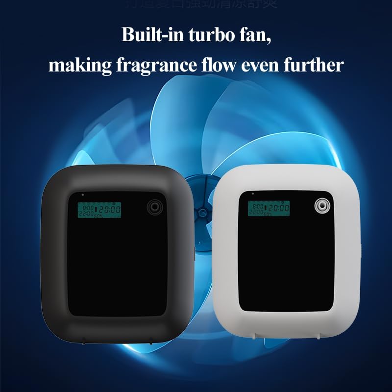 invnd aroma diffuser control panel auto-schedule for hands-free operation