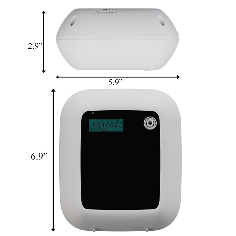 invnd aroma diffuser wall-mount setup for space-saving placement