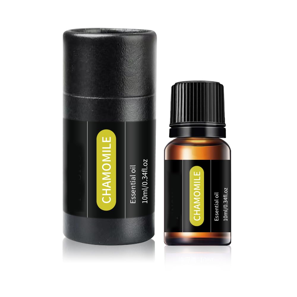 invnd Chamomile Essential Oil bottle close-up for calming aroma