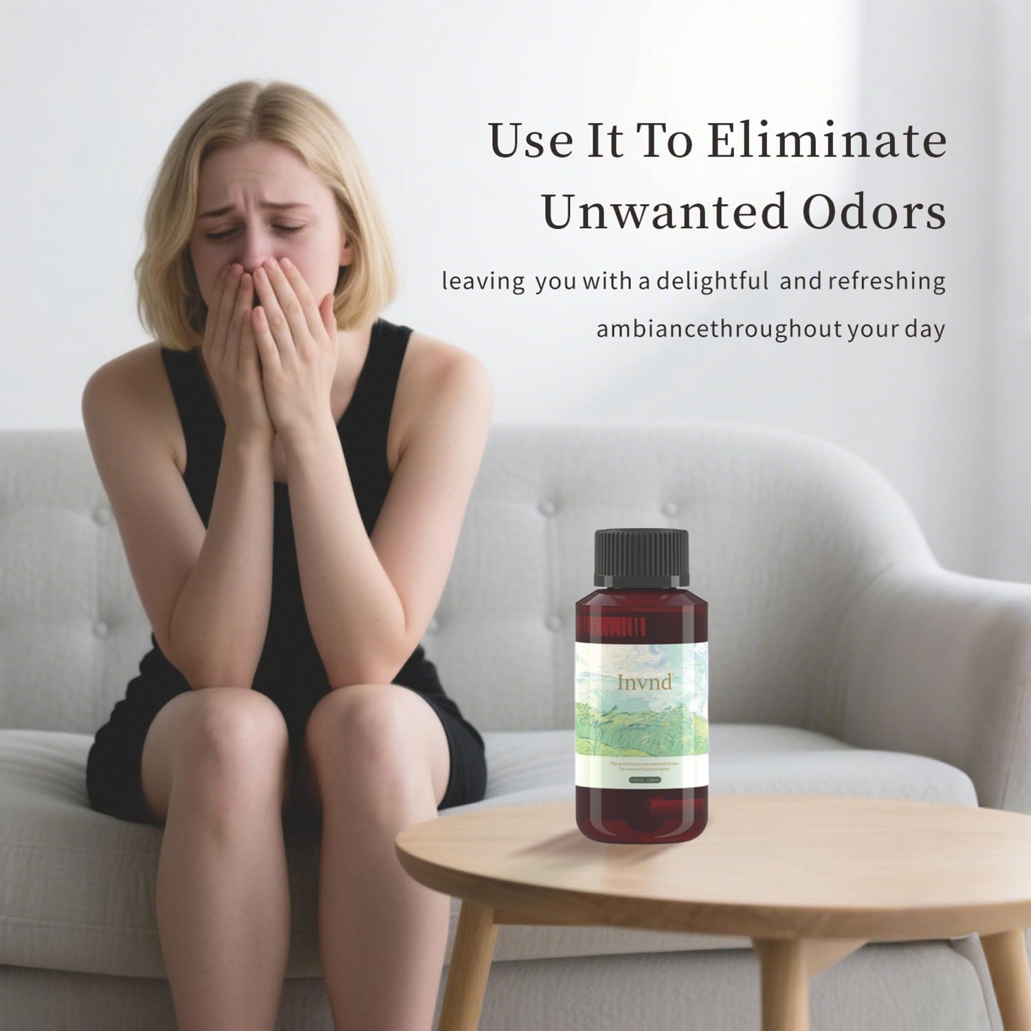 Invnd Ritz-Carlton oils enhance room ambiance in living spaces and bedrooms.