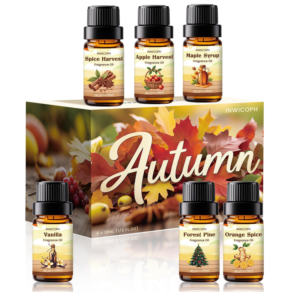 INWICOPH Autumn Fragrance Oils Set Maple Syrup 10ml bottle