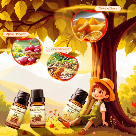 INWICOPH Autumn Fragrance Oils Set Apple Harvest 10ml bottle