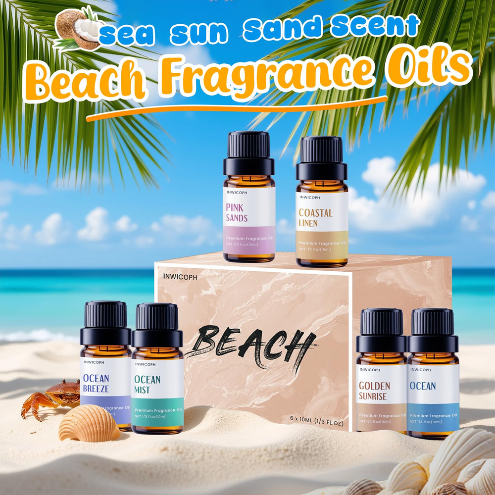 Ocean Mist fragrance oil 10ml bottle from INWICOPH Beach Set