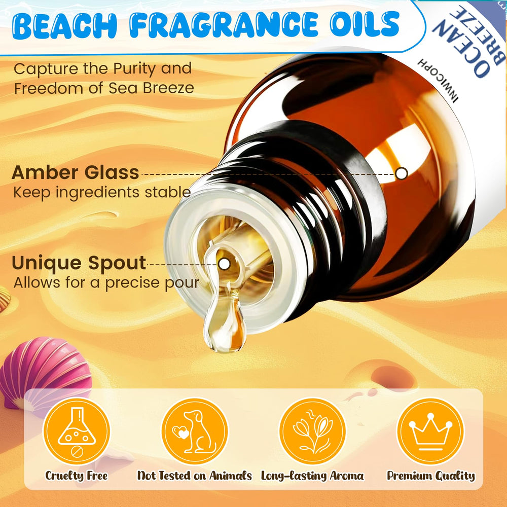 Ocean fragrance oil 10ml bottle from INWICOPH Beach Set