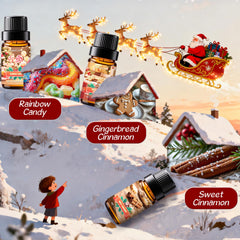 INWICOPH Christmas fragrance oil set — Bonfire 6x10ml
