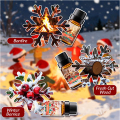 INWICOPH Christmas fragrance oil set — Rainbow Candy 6x10ml