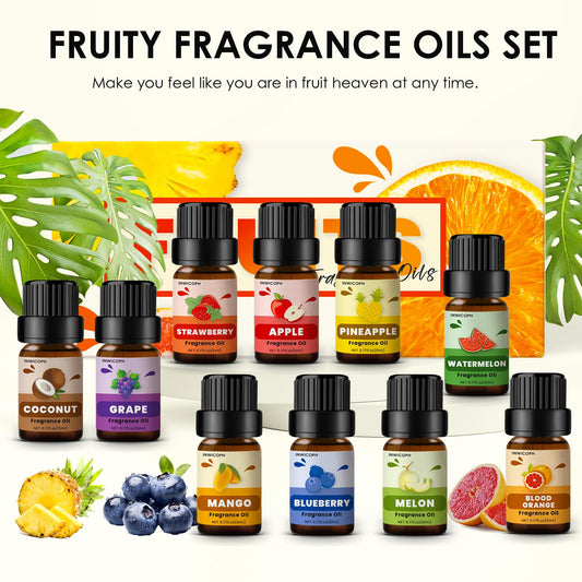 INWICOPH coconut fragrance oil bottle ideal for tropical soap and diffuser blends
