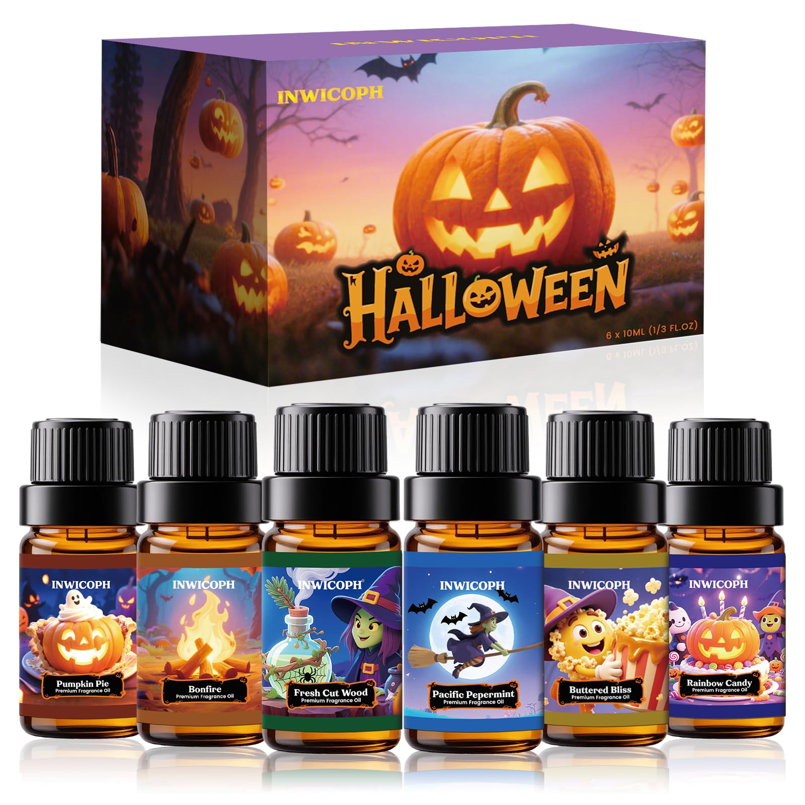 INWICOPH Halloween Fragrance Oils - Fresh Cut Wood scent