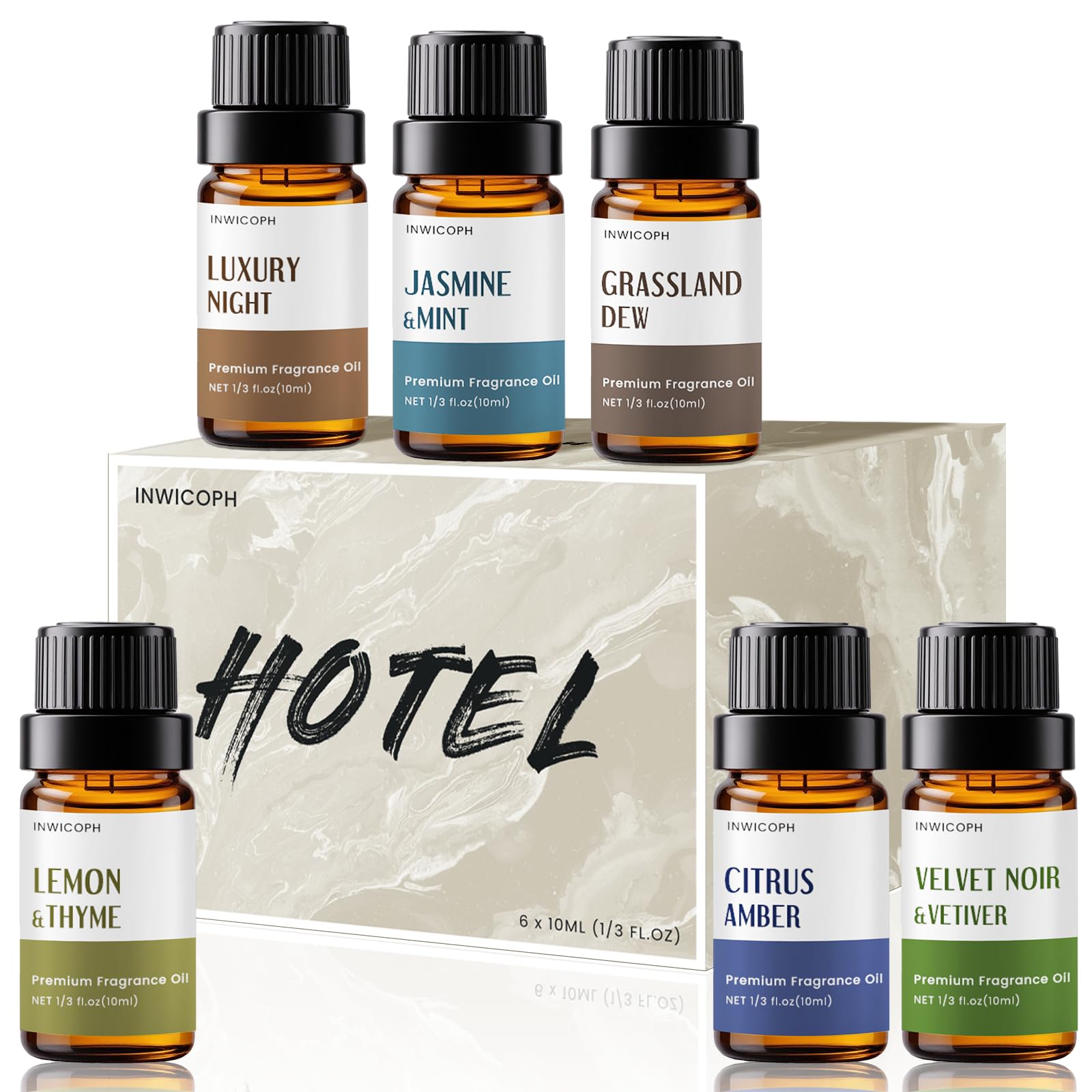Citrus Amber fragrance oil bottle (10ml)