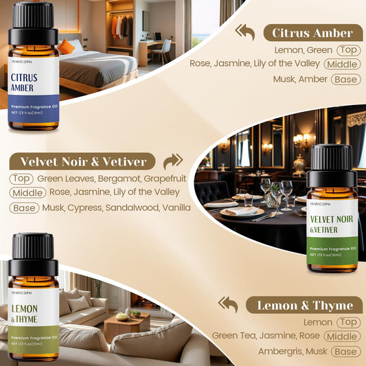 Lemon & Thyme fragrance oil bottle (10ml)