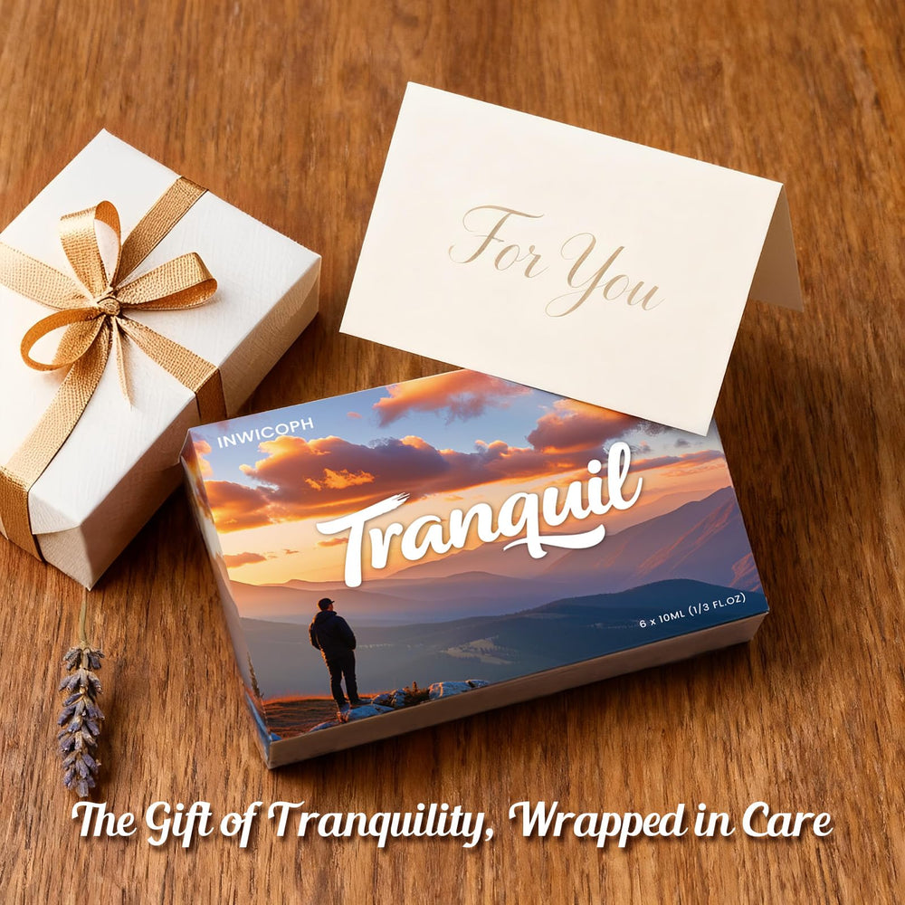 Bamboo fragrance oil bottle from INWICOPH Tranquil Set