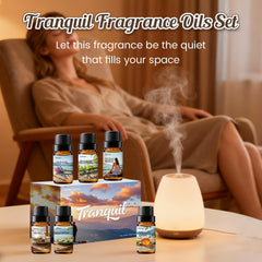 Oakmoss Amber fragrance oil bottle from INWICOPH Tranquil Set