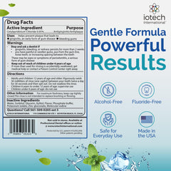 ioRinse Ultra ingredients: xylitol and molecular iodine