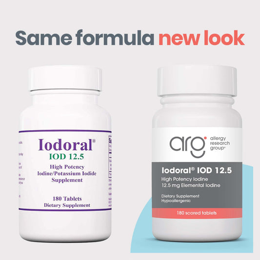 Close-up of Iodoral tablets