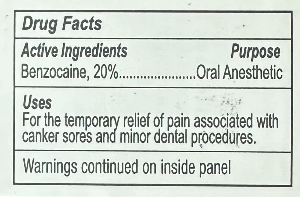 IOLITE gel showing quick numbing onset in seconds