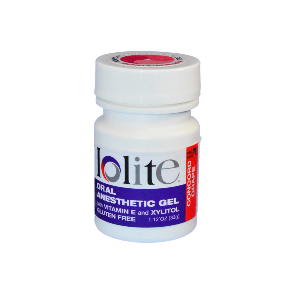 IOLITE Gel being applied inside the mouth