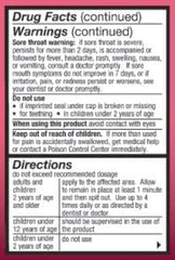 IOLITE gel used for pain relief during dental procedures