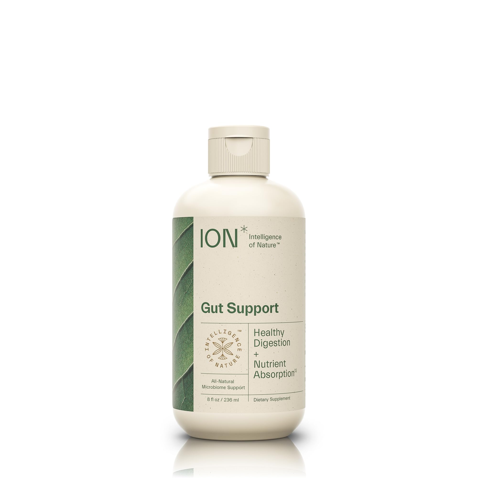 ION Gut Support Liquid bottle 8 oz for digestive health