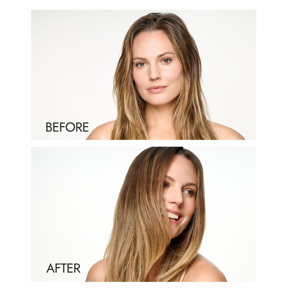 Ion Keratin Smoothing Conditioner dispensed evenly coats lengths for nourishment