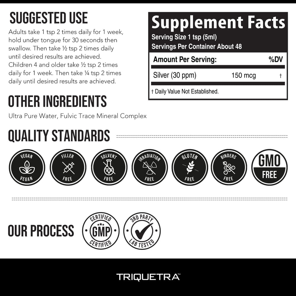 Ionic bioactive silver form