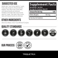 Ionic bioactive silver form