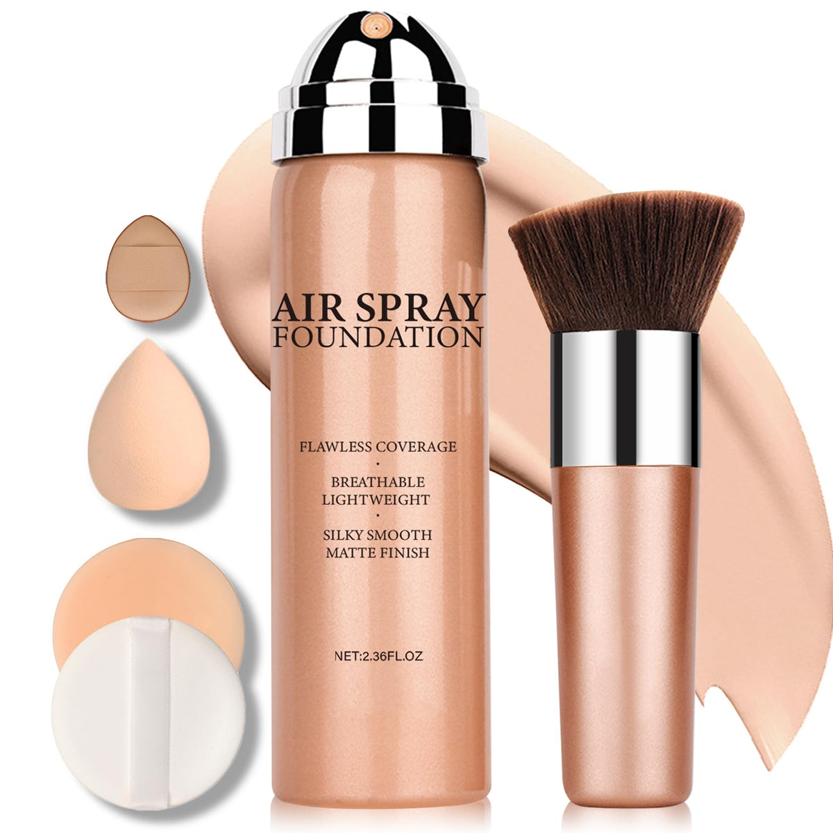 IONSGAKO Magic Minerals bottle and mist for flawless natural coverage all day.