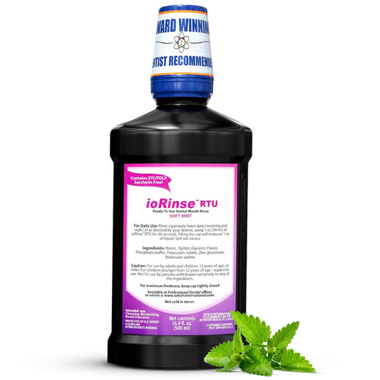 ioRinse RTU Soft Mint 16 oz bottle