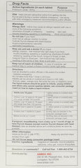 Blister pack and bottle of iOSAT 130 mg potassium iodide tablets – 10 packs