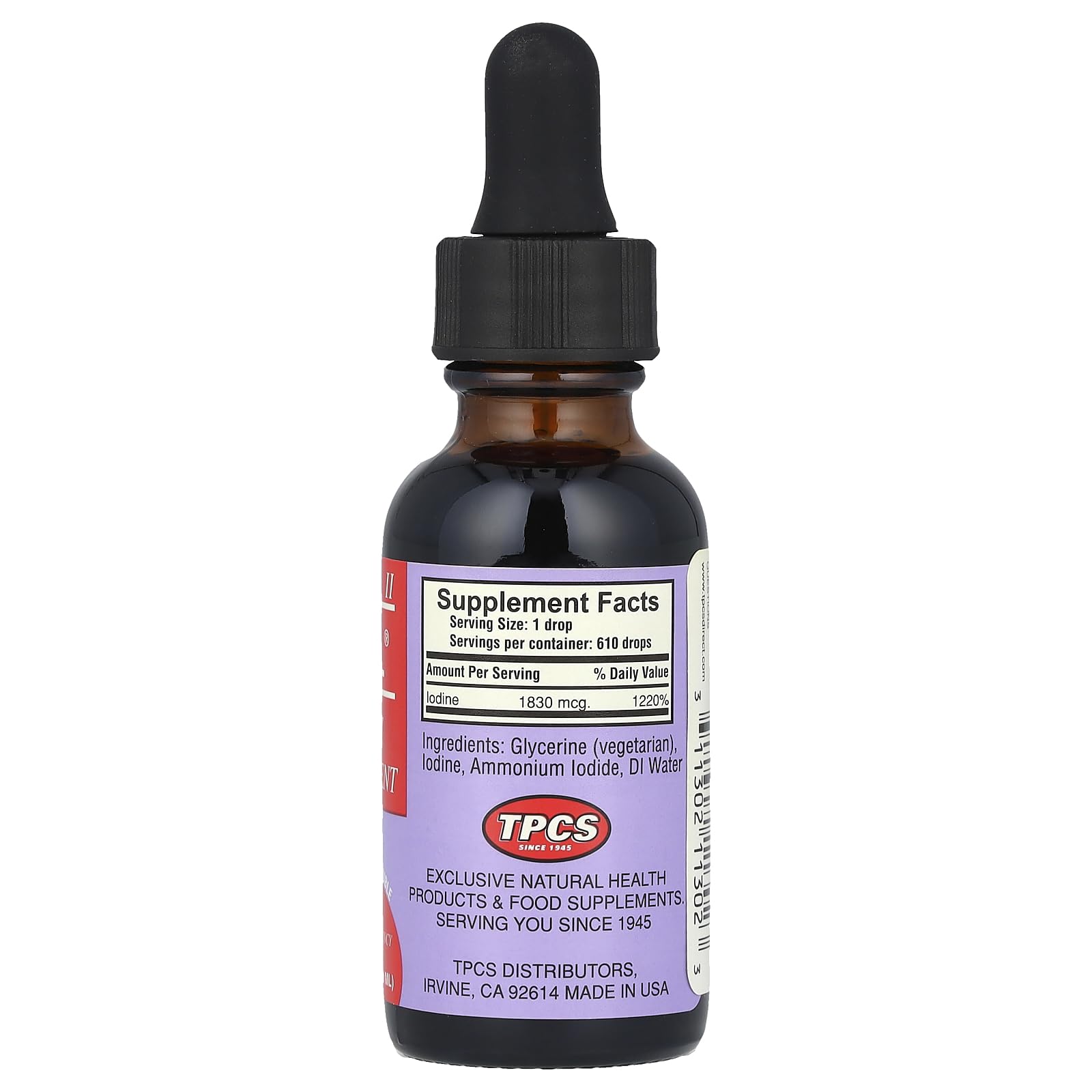 Iosol Formula II label