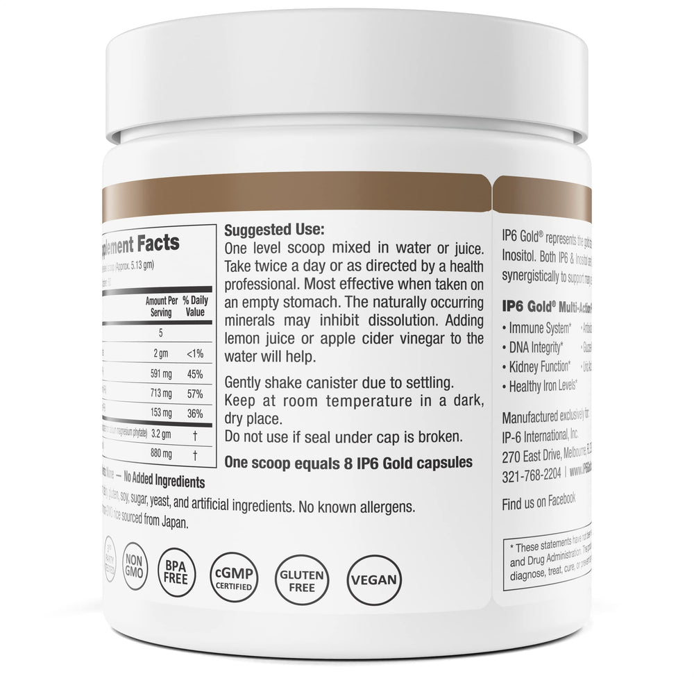 Non-GMO certified IP6 Gold powder