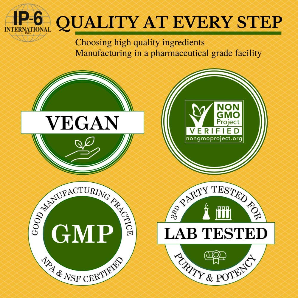Non-GMO certification and purity indicators for IP-6 Gold