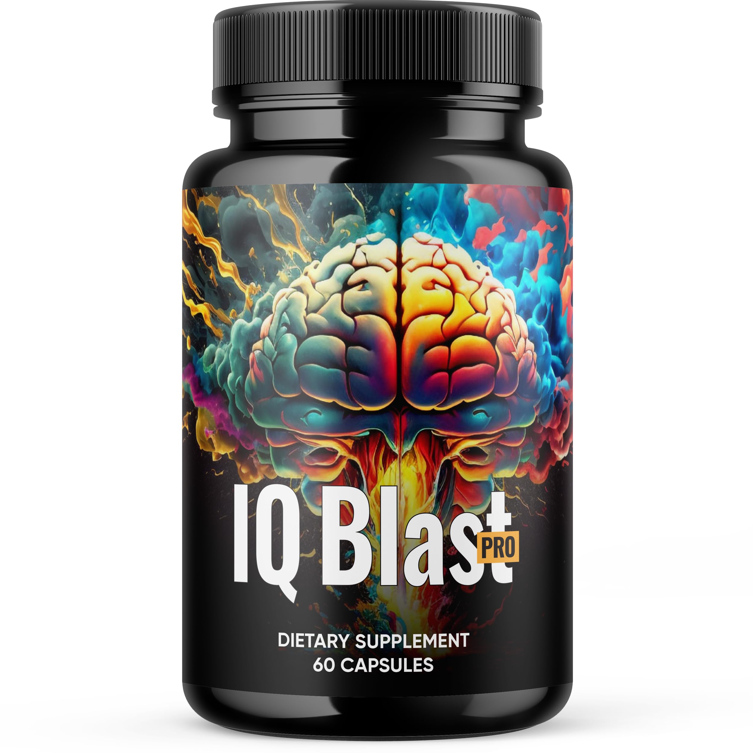 IQ Blast Pro Official bottle with capsules