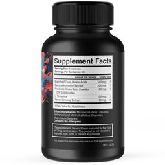 Premium clarity support ingredients label