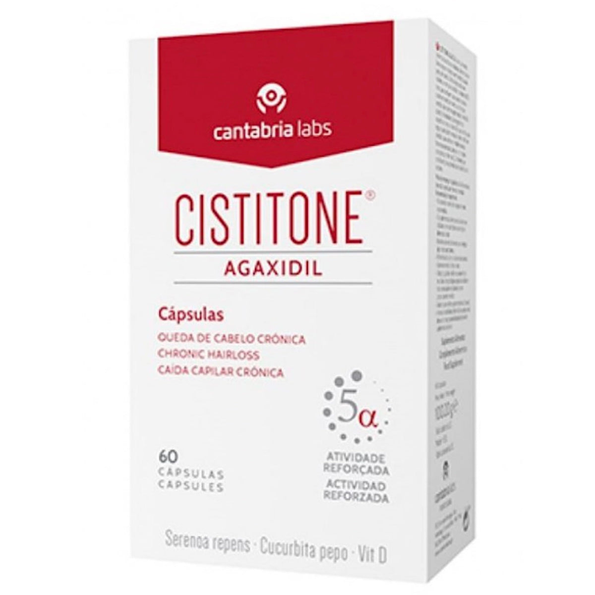 Iraltone AGA 60 capsules bottle close-up - Skin Capital