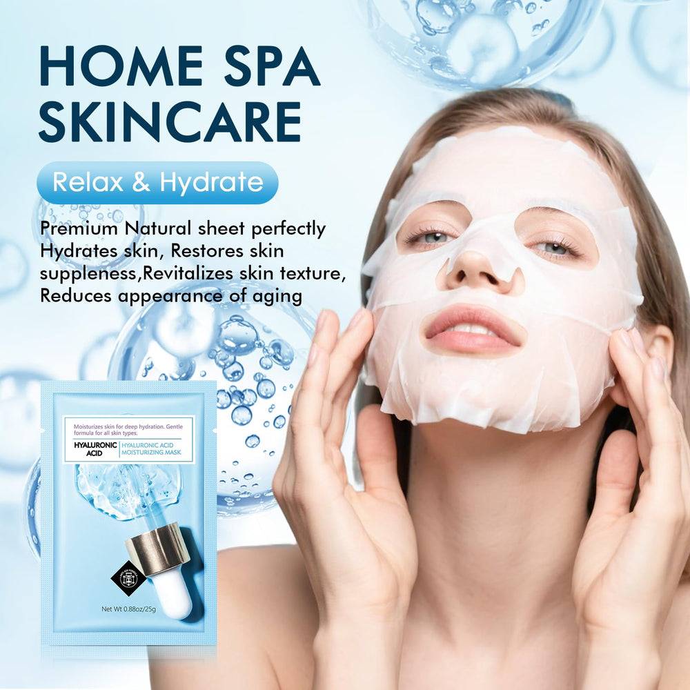 After-sun relief with IREV mask to soothe sun-exposed skin.