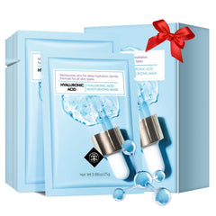 IREV Hyaluronic Acid Face Mask pack of 10 delivers deep hydration.