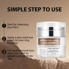 IREV Eye Cream under-eye application demonstrating brightening and puffiness reduction.