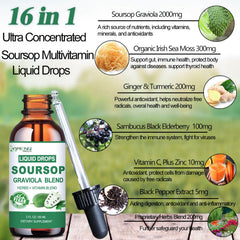 Irish Sea Moss, Elderberry, Zinc and Vitamin C components