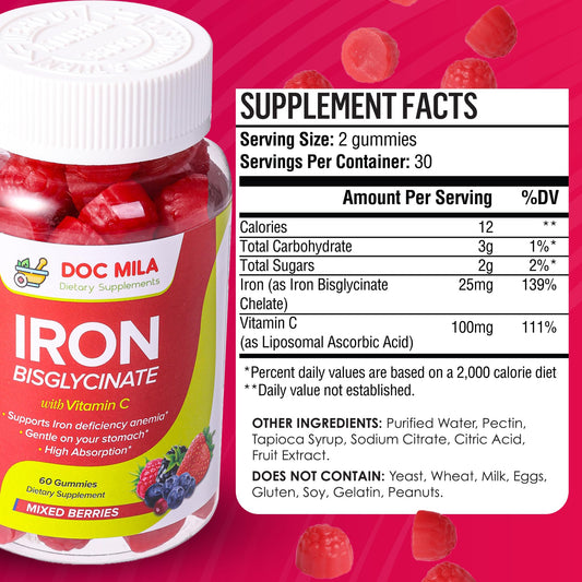 Close-up of mixed berry gummies for kids and adults
