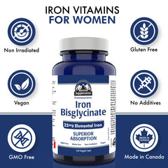 Canada-made iron bisglycinate supplement