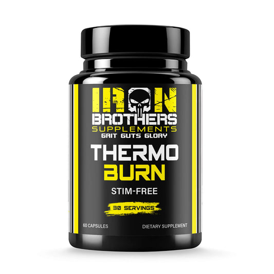 Iron Brothers Stimulant Free Fat Burner bottle label