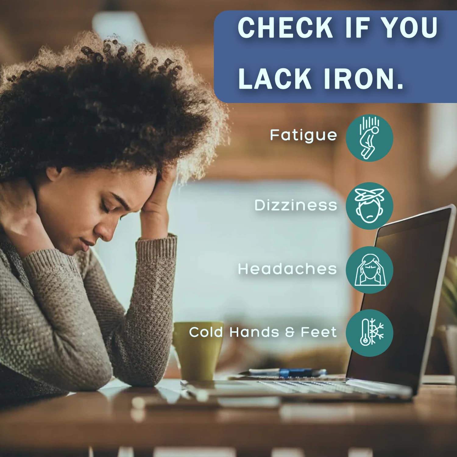 Home ferritin iron testing process