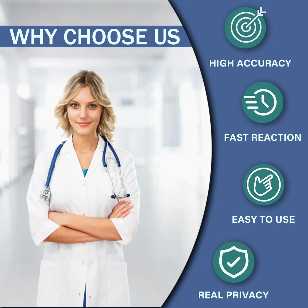 Fast results in minutes with the test kit