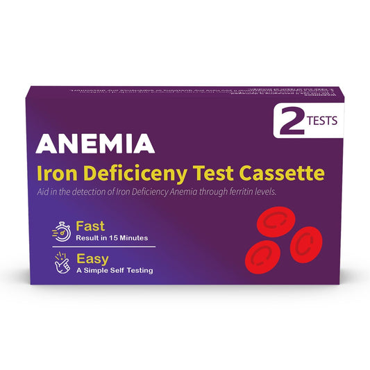 Hero image of Iron Deficiency Test Kit with two tests
